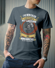 Load image into Gallery viewer, Mamasaurus Rex  Is My Favorite Special Custom Design Guys Tee

