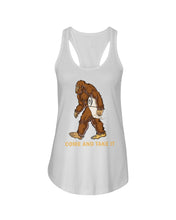 Load image into Gallery viewer, Bigfoot Come And Take It Simple Custom Design Ladies Flowy Tank
