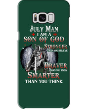 Load image into Gallery viewer, July Man Son Of God Birthday Meaningful Gift For Men Phone case
