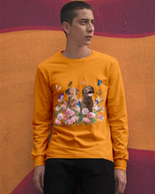 Load image into Gallery viewer, Gift For Dog LoversChesapeake Bay Retriever With Peonies Unisex Long Sleeve
