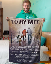 Load image into Gallery viewer, Fishing Our Home Aren't Fleece Blanket Fleece Blanket
