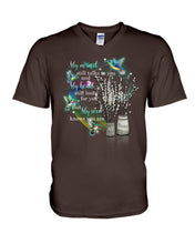 Load image into Gallery viewer, Hummingbird You Are At Peace Gift For Birds Lovers Guys V-Neck
