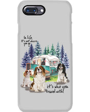 Load image into Gallery viewer, Cavalier King It's Who You Travel With Gift For Dog Lovers Phone case
