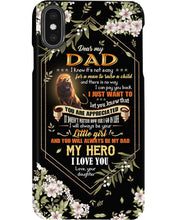 Load image into Gallery viewer, Lion Gift For  Papa You'll Always My Dad My Hero  Custom Design Phone case
