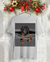 Load image into Gallery viewer, Dachshund Striped In My Heart Special Custom Design Guys Tee
