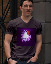 Load image into Gallery viewer, Chicken Floral Background  Special Custom Design Guys V-Neck
