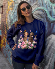 Load image into Gallery viewer, Gift For Dog LoversChesapeake Bay Retriever With Peonies Sweatshirt
