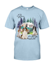 Load image into Gallery viewer, Cavalier King It's Who You Travel With Gift For Dog Lovers Guys Tee
