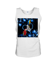 Load image into Gallery viewer, Lovely Phone Case Twinkling Blue Heart Gift For Parrots Lovers Unisex Tank Top
