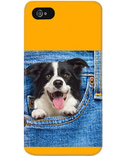 Load image into Gallery viewer, Border Collie In Denim Pocket Gift For Dog Lovers Phone case
