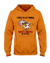 Load image into Gallery viewer, Cow Worst 5 Minutes Gift For Cow Lovers Hoodie
