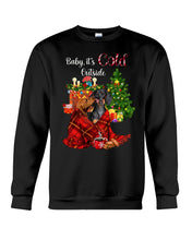 Load image into Gallery viewer, Dachshund Baby It's Cold Outside  Gift For Dog Lovers Sweatshirt
