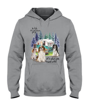 Load image into Gallery viewer, Cavalier King It's Who You Travel With Gift For Dog Lovers Hoodie
