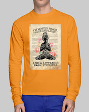 Load image into Gallery viewer, I'm Mostly Peace Love And Light Yoga Gift For Yoga Lovers Unisex Long Sleeve
