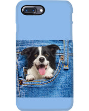 Load image into Gallery viewer, Border Collie In Denim Pocket Gift For Dog Lovers Phone case
