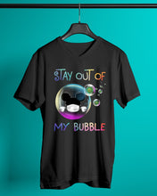 Load image into Gallery viewer, Lovely Phone Case Rainbow Design Stay Out Of My Bubble Gift For Friends Guys V-Neck
