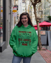 Load image into Gallery viewer, Grandpa's Girl I Used To Be His Angel Gift For Men Hoodie
