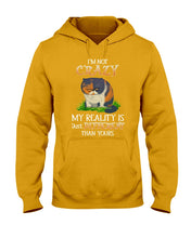 Load image into Gallery viewer, I'm Not Crazy My Reality Is Just Different Than Yours Custom Hoodie
