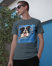 Load image into Gallery viewer, Border Collie In Denim Pocket Gift For Dog Lovers Guys Tee
