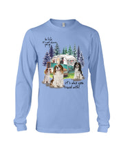 Load image into Gallery viewer, Cavalier King It's Who You Travel With Gift For Dog Lovers Unisex Long Sleeve
