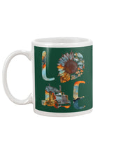 Load image into Gallery viewer, Love Trucker Simple Unique Custom Design For Personalized Job Gift Mug

