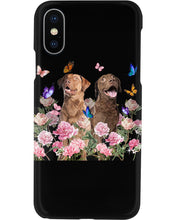 Load image into Gallery viewer, Gift For Dog LoversChesapeake Bay Retriever With Peonies Phone case
