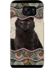 Load image into Gallery viewer, Lovely Phone Case Cute Black Cat Boho Pattern Gift For Cat Lovers Phone case
