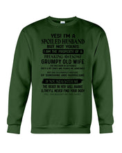 Load image into Gallery viewer, A Soiled Husband Of A September  Freaking Awesome Wife Birthday Gift Sweatshirt
