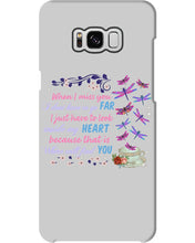 Load image into Gallery viewer, Butterflies When I Miss You I Just Have To Look Inside My Heart Gift For Lover Phone case
