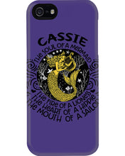 Load image into Gallery viewer, Gift For Cassie Girl The Soul Of A Mermaid Phone case
