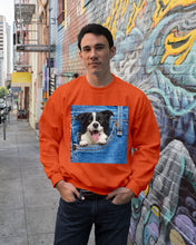 Load image into Gallery viewer, Border Collie In Denim Pocket Gift For Dog Lovers Sweatshirt
