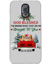Load image into Gallery viewer, Golden Retriever X-mas Road Gift For Dog Lovers Phone case
