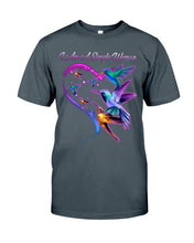 Load image into Gallery viewer, Hummingbirds Heart Shaped I Am A Simple Woman Gift For Mom Guys Tee
