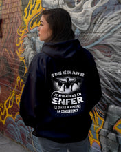 Load image into Gallery viewer, Je Suis Né El En   Jarvier   Enfer Le Diable N Aime Pas Birthday Gift Hoodie
