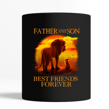 Load image into Gallery viewer, Father And Son Best Friends Forever Gift For Son Black Mug
