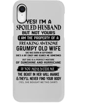 Load image into Gallery viewer, A Soiled Husband Of A September  Freaking Awesome Wife Birthday Gift Phone case
