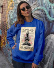 Load image into Gallery viewer, I'm Mostly Peace Love And Light Yoga Gift For Yoga Lovers Sweatshirt
