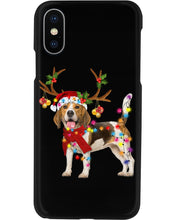 Load image into Gallery viewer, Beagle Gorgeous Reindeer Xmas Lights Gift For Dog Lovers Phone case
