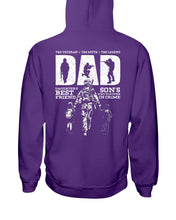 Load image into Gallery viewer, Daughter's Best Friend Son's Best Partner Birthday Gift For Dad Hoodie
