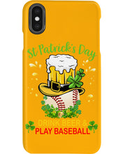 Load image into Gallery viewer, Baseball Drink Beer Day St Patrick's Day Gift For Baseball Lovers Phone case
