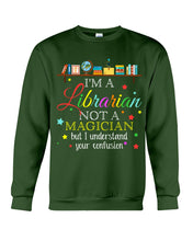 Load image into Gallery viewer, I Am A Librarian Not A Magician Custom Design Gifts Sweatshirt
