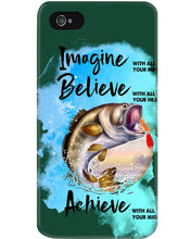 Load image into Gallery viewer, Fishing With All Your Heart Gift For Men Phone case
