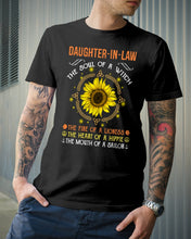 Load image into Gallery viewer, Daughter-in-law Soul Of A Witch The Fire Of Lioness Guys Tee
