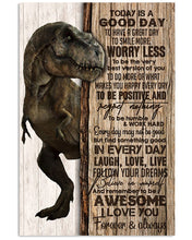 Load image into Gallery viewer, Laugh Love Live Remember To Be Awesome Custom Design Vertical Poster
