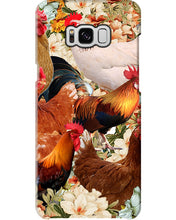 Load image into Gallery viewer, Lovely Phone Case With Flowers Gift For Chicken Lovers Phone case
