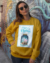 Load image into Gallery viewer, Cat In Bottle Magic Christmas Design Gift For Cat Lovers Sweatshirt
