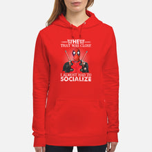 Load image into Gallery viewer, Deadpool I Almost Had To Socialize Gift For Fans Hoodie
