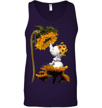 Load image into Gallery viewer, Elephant Sunflower Special Custom Design For Cute Girls Unisex Tank Top
