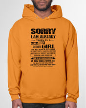 Load image into Gallery viewer, I'm Already Taken By    September Sexy And Crazy Girl For Birthday Gift Hoodie
