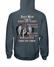 Load image into Gallery viewer, July Man Son Of God Birthday Meaningful Gift For Men Hoodie
